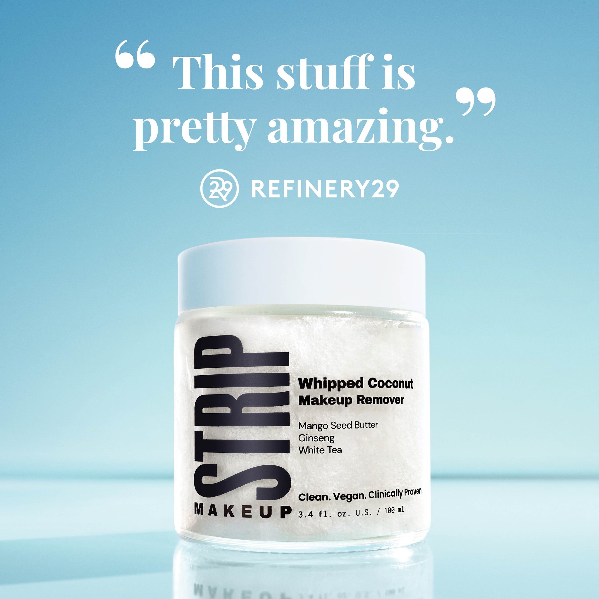 Coconut oil Makeup Remover Cleanser for Removing Makeup Strip Makeup